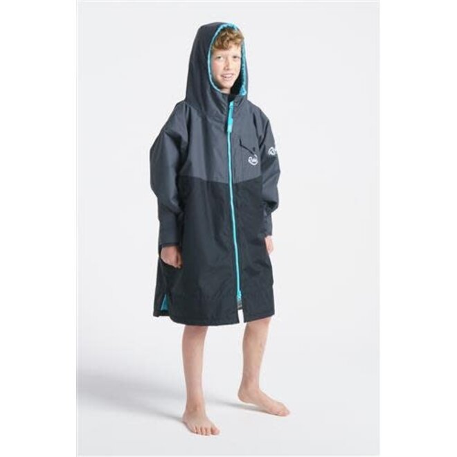 Robie Dry Series Recycled Long Sleeve Surf Poncho - BK-CH-BA