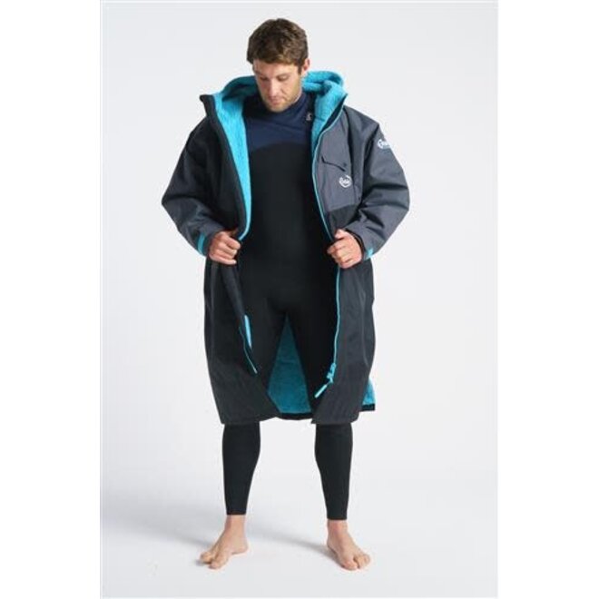 Robie Dry Series Recycled Long Sleeve Surf Poncho - BK-CH-BA