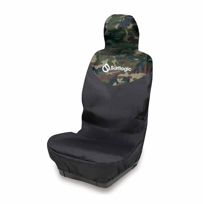 Surflogic Single Car Seat Cover Black Camo