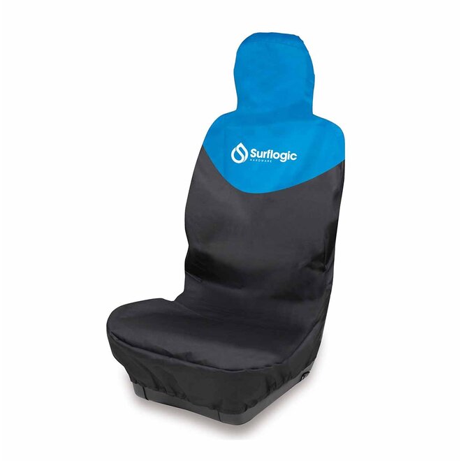 Surflogic Single Car Seat Cover Black Cyan