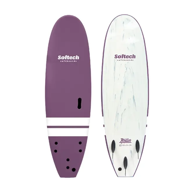 8'4 Softech Roller - 3 Fin - Dusty Grape