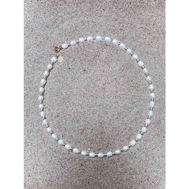 Laguna Treasures Golden Pearl Necklace