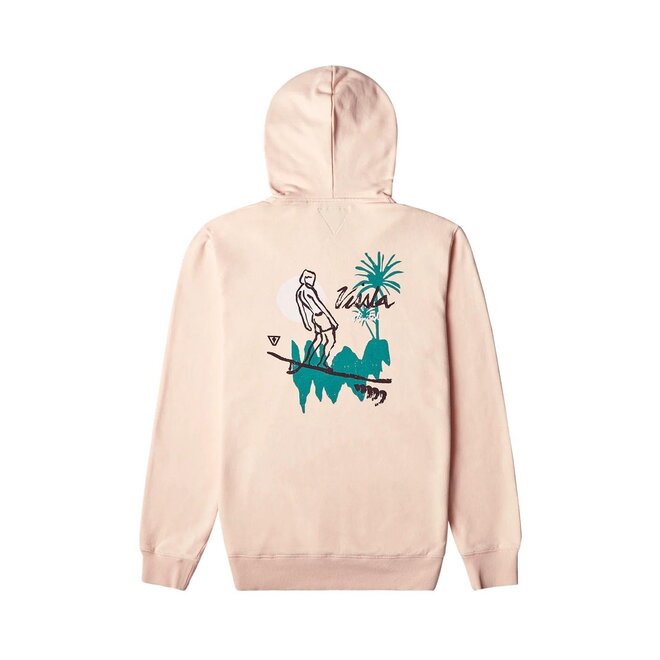 Vissla Heren Chill-In Pullover Hoodie Pink Fade