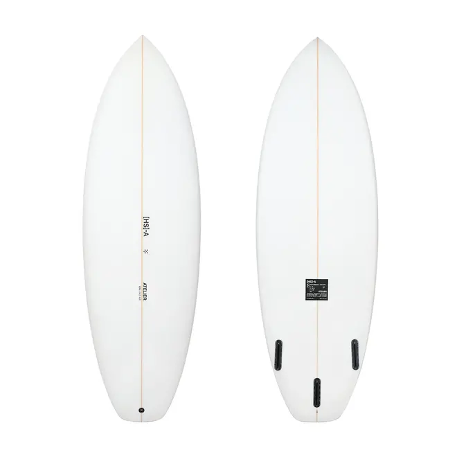 6'0 HS Atelier Performance Cruiser PU - Futures - 3 Fin - Clear