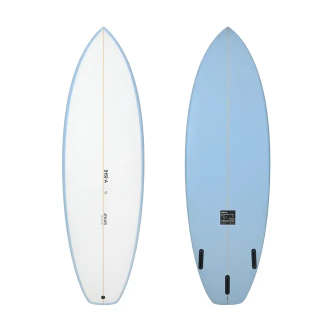 6'4 HS Atelier Performance Cruiser PU - Futures - 3 Fin - Blue Moss