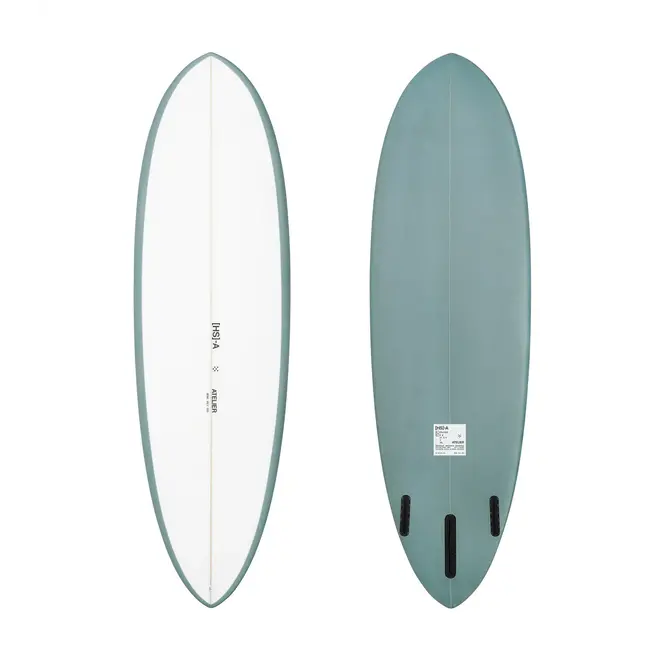 6'8 HS Atelier Cruiser PU - Futures - 2 + 1 Fin - Teal