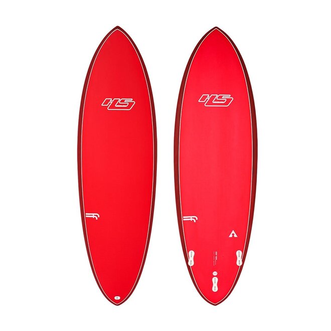 6'6 Haydenshapes Hypto Krypto FF - FCS II - 3 Fin - Signal Red