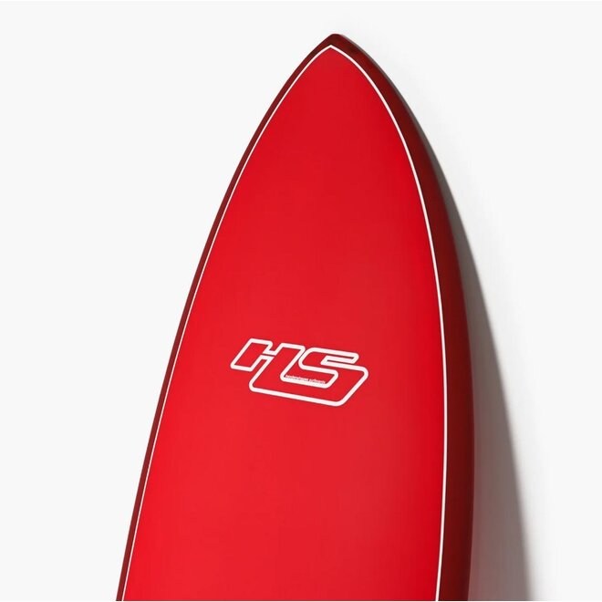 6'6 Haydenshapes Hypto Krypto FF - FCS II - 3 Fin - Signal Red