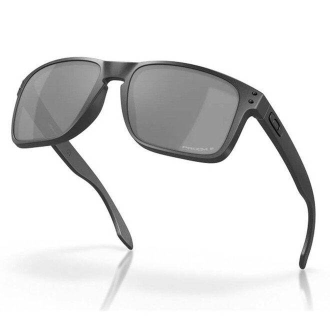Oakley Holbrook XL Steel Prizm Black Polarized Sunglasses