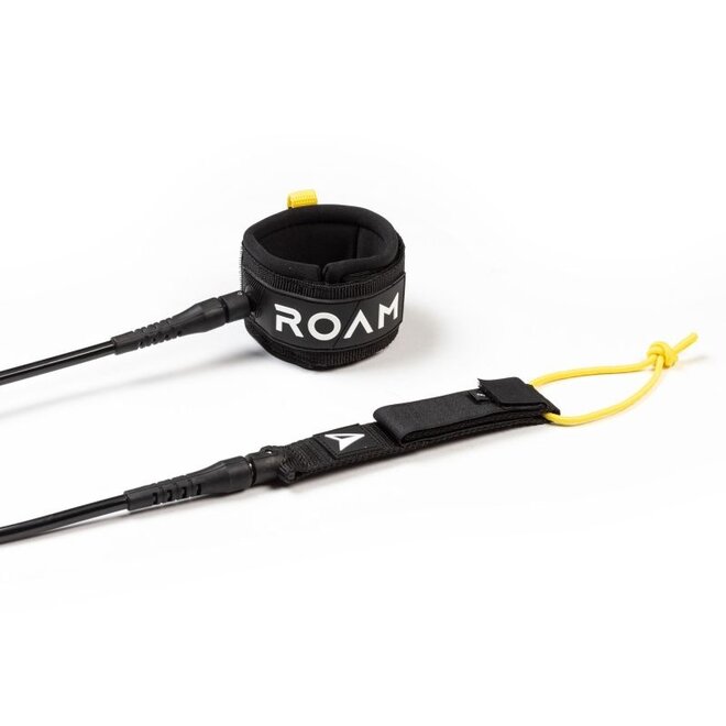 ROAM Big Wave and SUP Leash Black 7'
