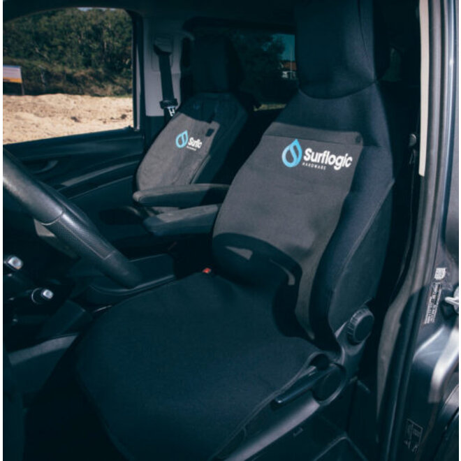 Surflogic Single Car Seat Cover Black Navy