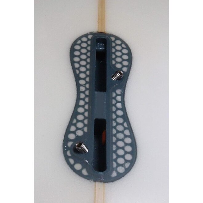 FCS II Side Fin Plug Set Black 3 Degrees