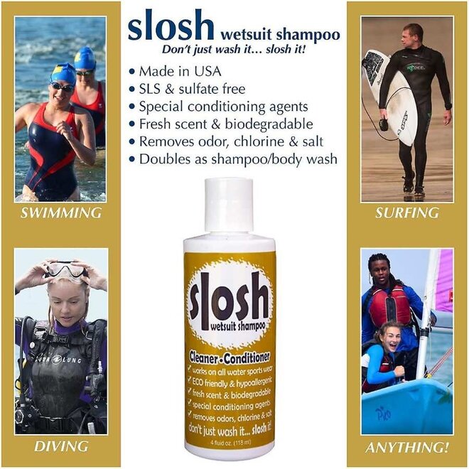 118 Ml Slosh Wetsuit Shampoo/conditioner