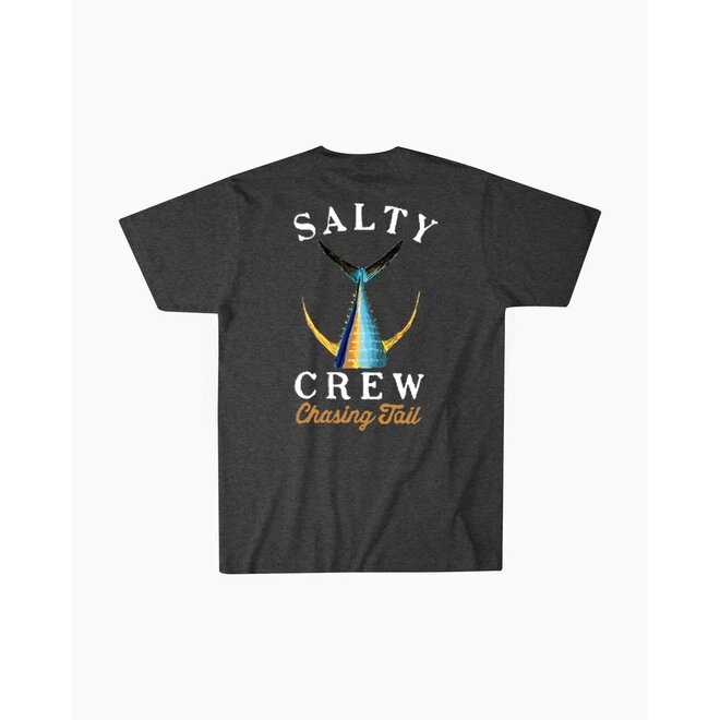Salty Crew Mens Tailed S/S Tee Charcoal Heather