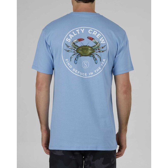 Salty Crew Heren Blue Crabber S/S Tee Marine Blue