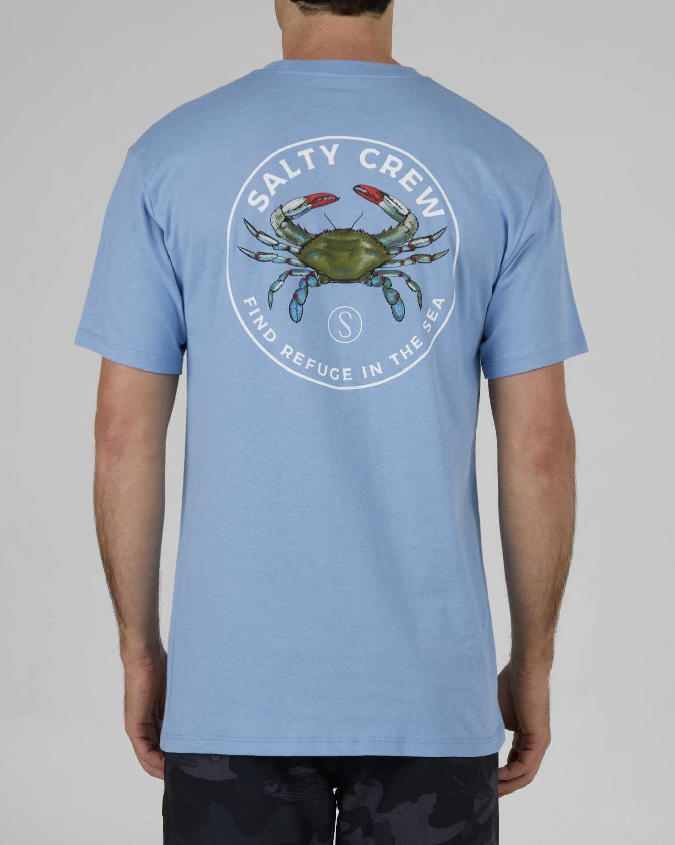 SALTY CREW BOXING SEAGULL CAST SMASH DASH FISH FISHING TEE T SHIRT Mens L  Blue - AliExpress