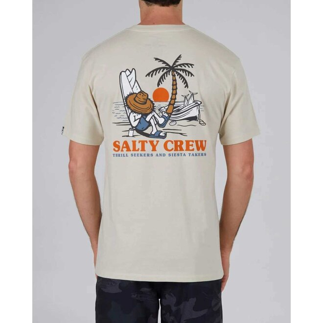 Salty Crew Heren Siesta Premium S/S Tee Bone