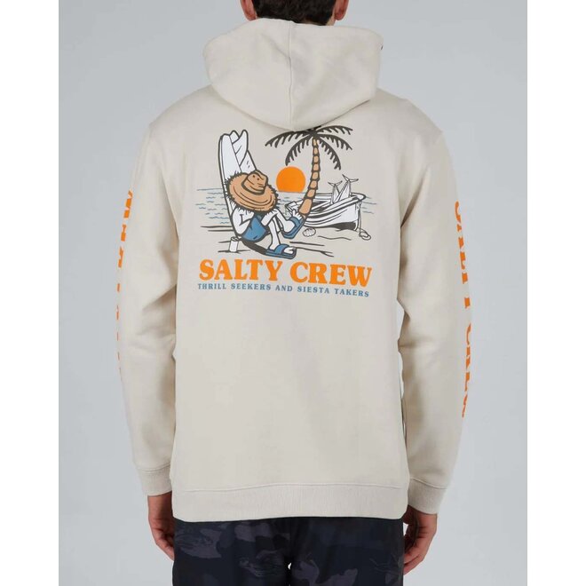 Salty Crew Heren Siesta Hood Fleece Bone