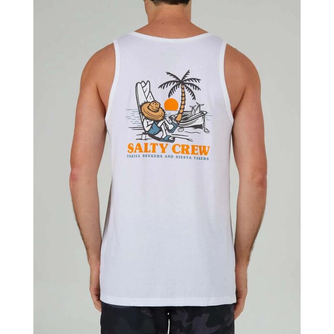 Salty Crew Heren Siesta Tank White