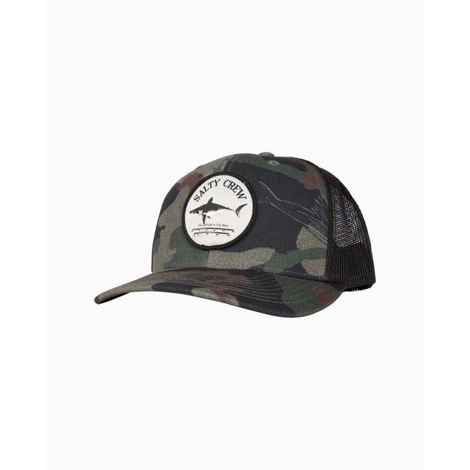 Salty Crew Bruce Retro Trucker Cap Salty Camo