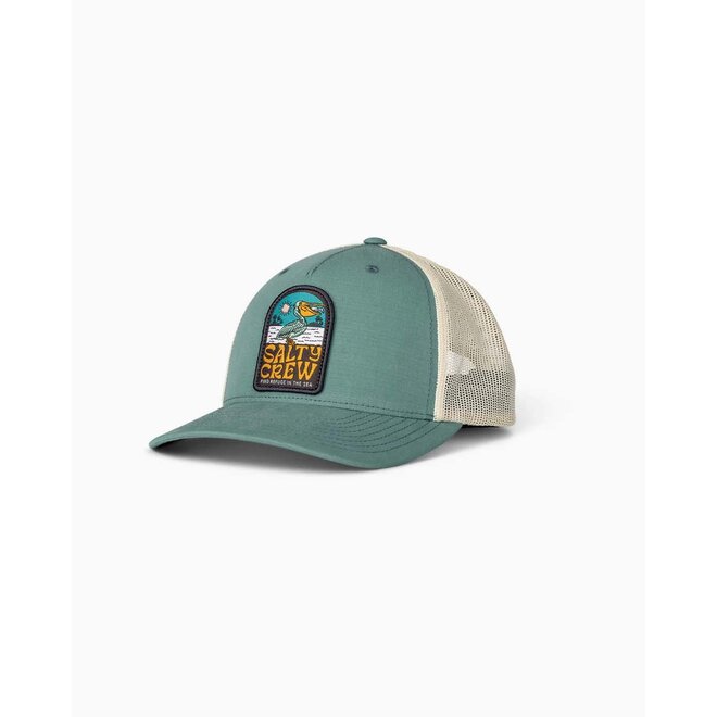 Salty Crew Seaside Retro Trucker Cap Mallard