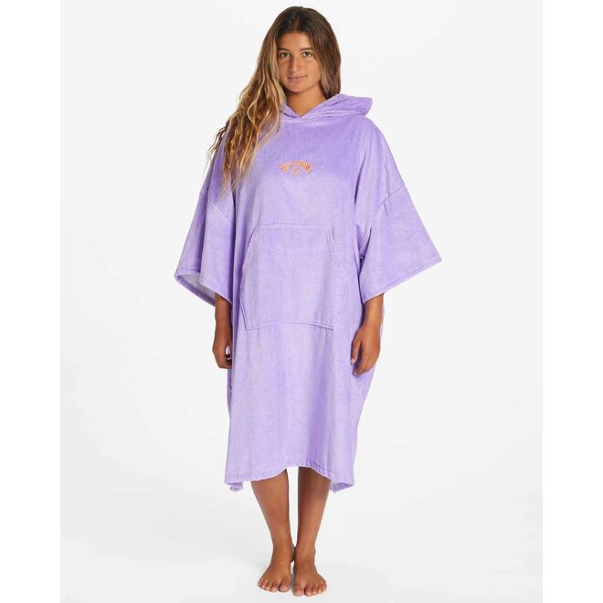 Billabong Womens Hooded Surf Poncho Lilac Breeze