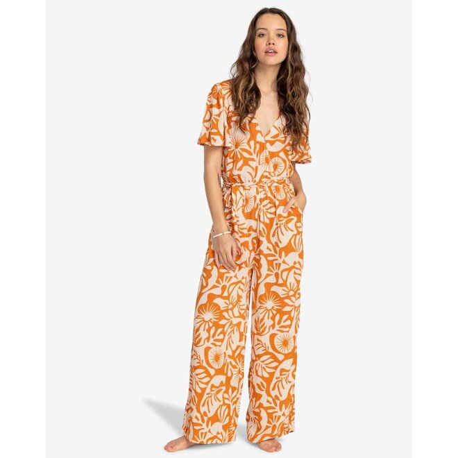 Billabong Dames I Feel Love Jumpsuit Dried Mango