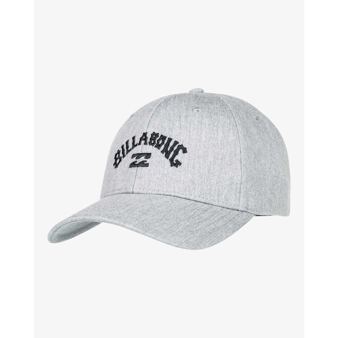 Billabong Arch Snapback Cap Grey Heather