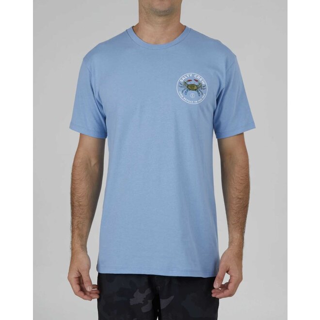 Salty Crew Heren Blue Crabber S/S Tee Marine Blue