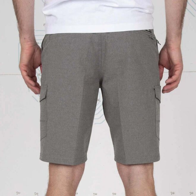 Salty Crew Mens Drifter 2 Cargo Hybrid Short Gray