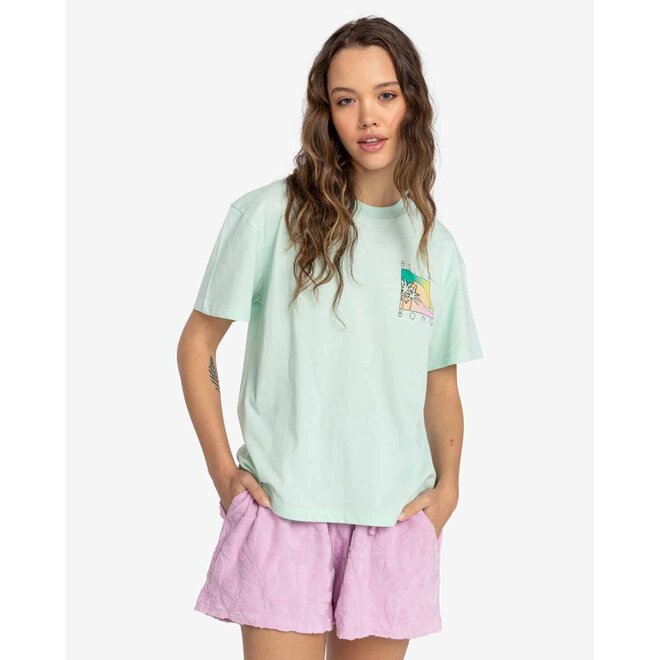 Billabong Womens Hello Sun Tee Sweet Mint