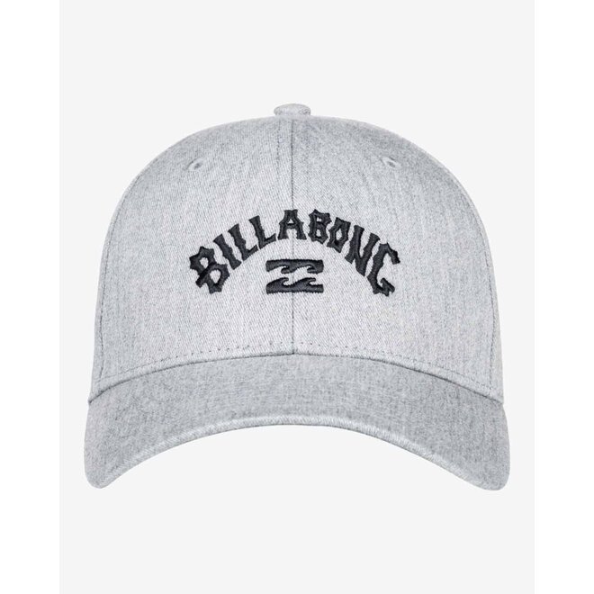 Billabong Arch Snapback Cap Grey Heather