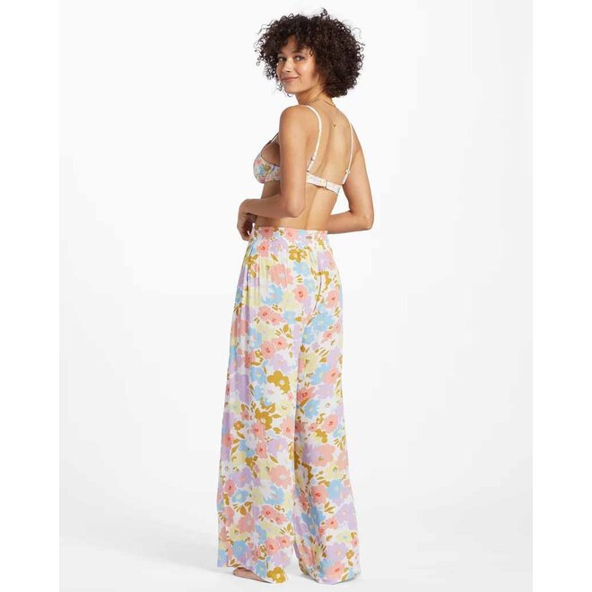 Billabong Dames Split Spirit Floral Pants White Multi