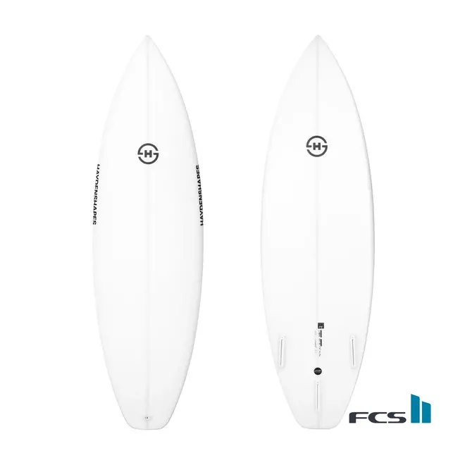 5'8 Haydenshapes Cohort I PE - FCS II - 3 Fin - Clear