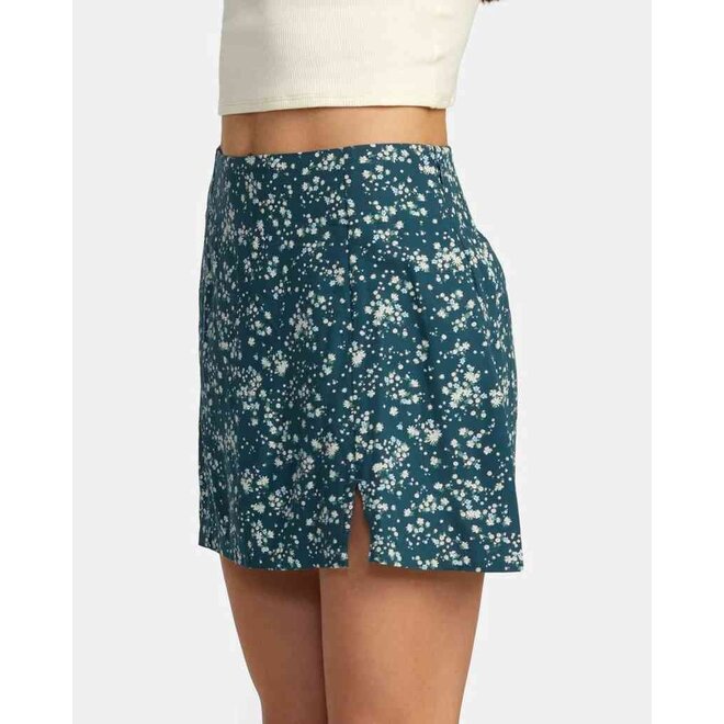 RVCA Dames Reform Skirt Mini Duck Blue