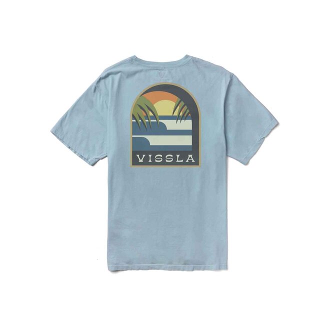 Vissla Mens Out The Window Premium SS Tee Chambry