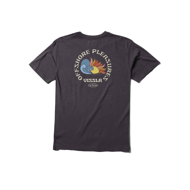 Vissla Mens Offshore Pleasures SS Tee Phantom