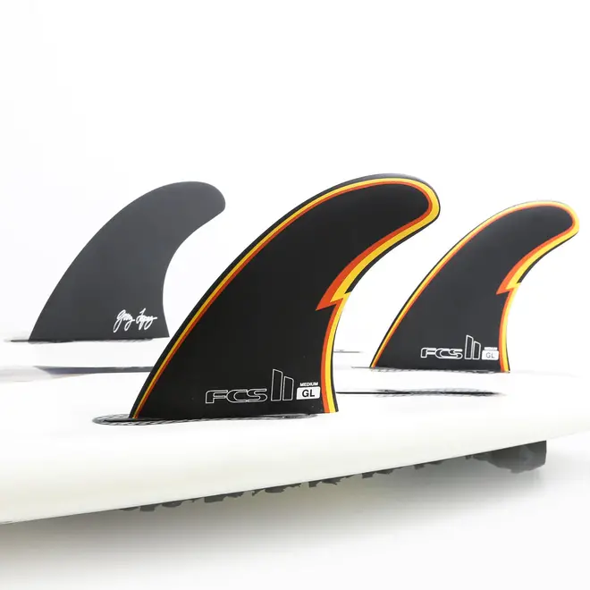 FCS II GL PC Black Tri-Quad Fins