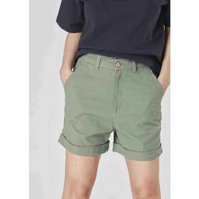 Picture Dames Anjel Chino Shorts Green Spray