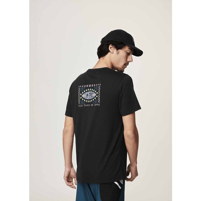 Picture Heren Maribo SS Surf Tee Black Hand