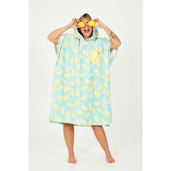 After Surf Poncho Spring Series Lemon