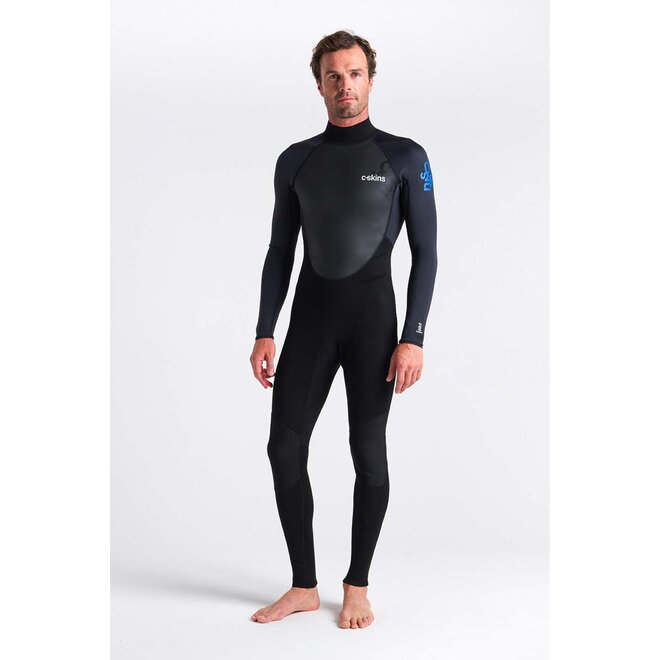 C-skins Element 3/2 Mens Wetsuit Black Cyan