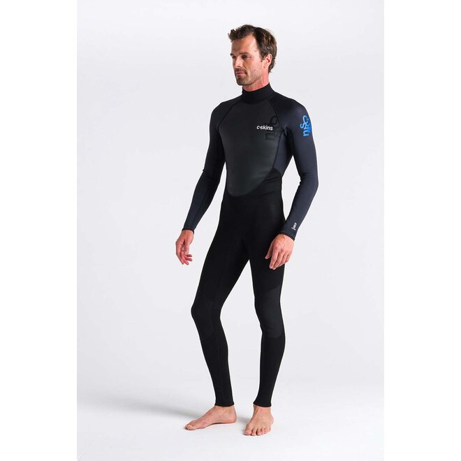 C-skins Element 3/2 Mens Wetsuit Black Cyan