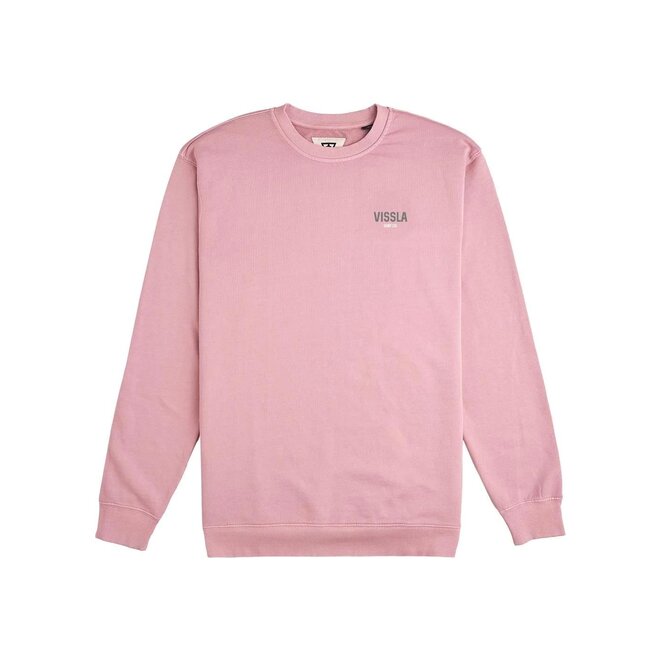 Vissla Heren Offshore Pleasure Crew Fleece Dusty Rose