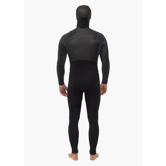 Vissla High Seas II 5/4 Heren Hooded Wetsuit Charcoal