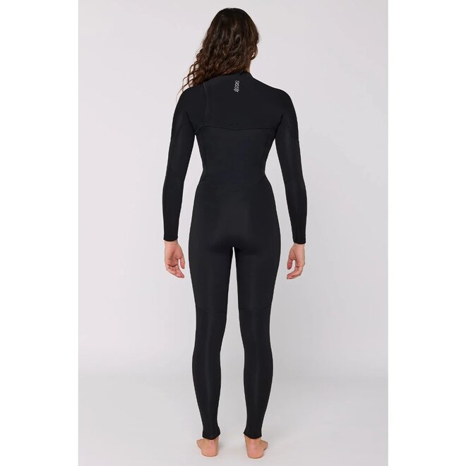 Sisstrevolution 7 Seas 4/3 Dames Wetsuit Solid Black