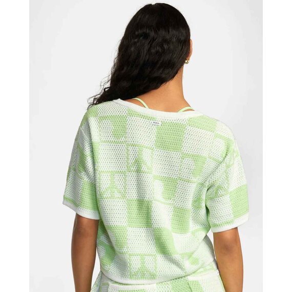 RVCA Womens Patched Sawyer Top Glow