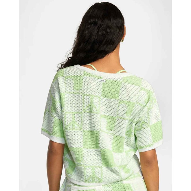 RVCA Dames Patched Sawyer Top Glow