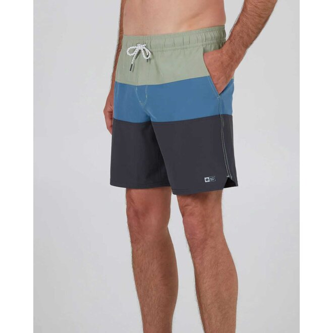 Salty Crew Mens Beacons 2 Elastic Boardshort Dusty Sag