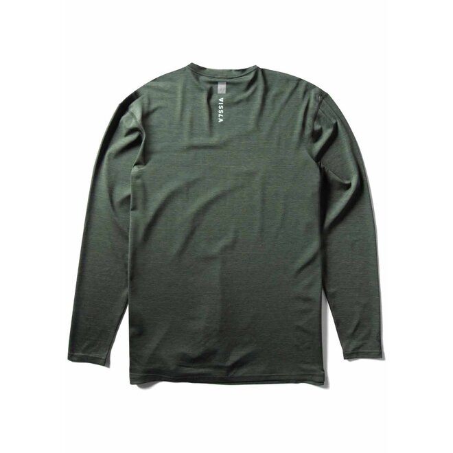 Vissla Heren Twisted Eco Long Sleeve Lycra Military Heather